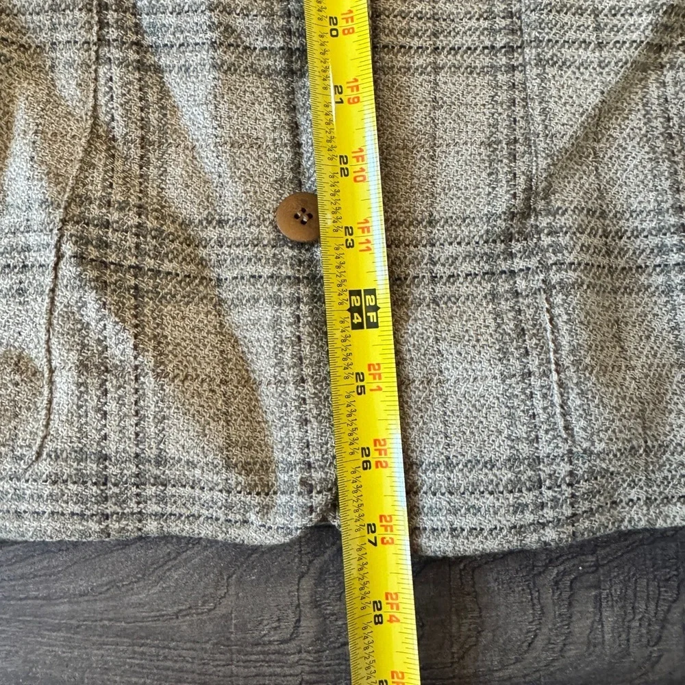 Classic Beige Plaid Blazer for Men